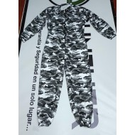 MAMELUCOS COLOR PLOMO CAMUFLADO TALLA L