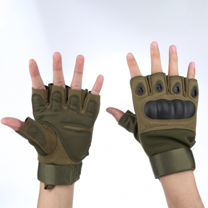 GUANTES MILITAR COLOR VERDE...