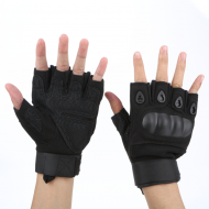 GUANTES MILITAR COLOR NEGRO TALLA M